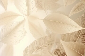 Wall Mural - seamless pattern with feathers