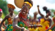 © pkproject - Vibrant and Joyful African Community Festival with Traditional Dancers
