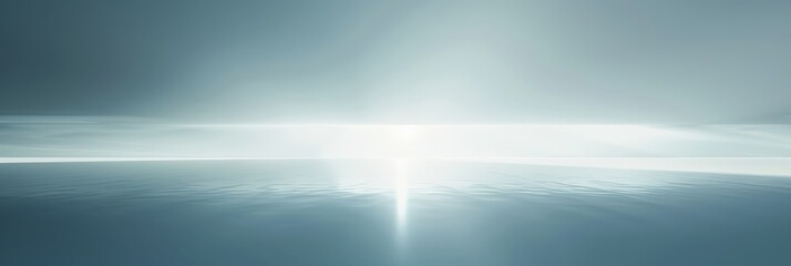 Poster - Bright light over water