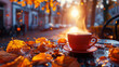 © irnburch - cup of coffee  autumn mood picture