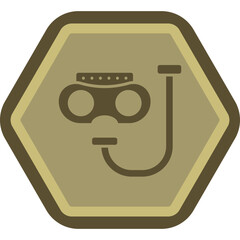 Canvas Print - Snorkel Icon Design