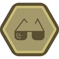 Wall Mural - Sunglasses Icon Design