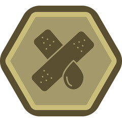 Sticker - Bandage Icon Design