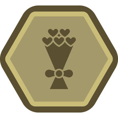 Poster - Bouquet Icon Design