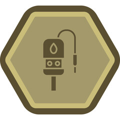 Sticker - Ph Meter Icon Design