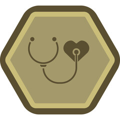 Sticker - Statoscope Vector Icon Design