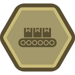 Sticker - Conveyor Icon Design