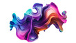 © Yuliana - Abstract colorful swirling pattern of light and dark colors creating a vibrant design.