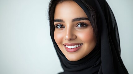 a smiling Arab middle eastern woman