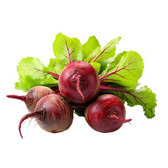 Wall Mural - Beetroot isolated on transparent background