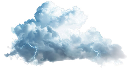 clouds over the sky with thunder