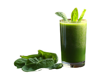 Wall Mural - natural organic smoothie green spinach - healthy food