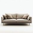© Napaporn - modern fabric sofa white background