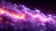© Thomas - Fantasy cosmic landscape with glowing purple clouds