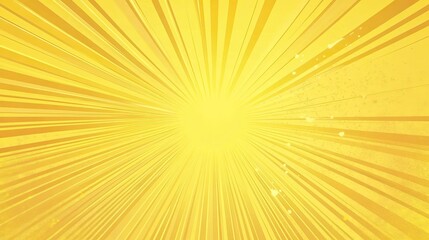 Yellow abstract background with light of sunburst. yellow starburst with halftone. sun ray retro background with flash