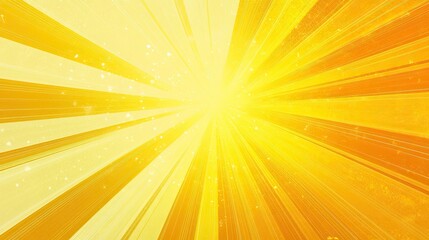 Wall Mural - yellow abstract background with light of sunburst. yellow starburst with halftone. sun ray retro bac