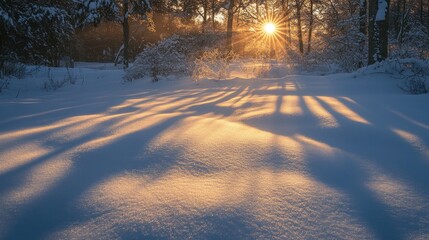 Sticker - Winter Wonderland Sunrise