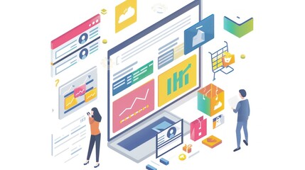 Digital Marketing Illustration