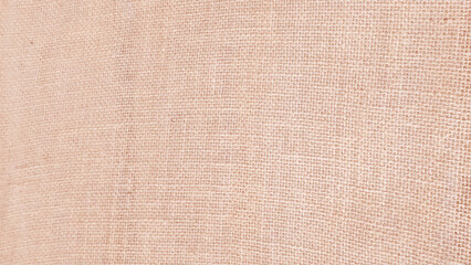 Wall Mural - close up of abstract fabric texture as background for interior design. Brown light linen texture or background for your design.