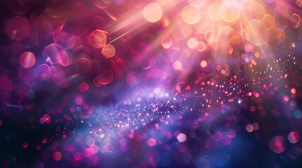 Poster - Intense light flare with vivid contrasts and sparkling highlights