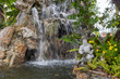 © Kampol - Statues and artificial waterfalls, focus selective