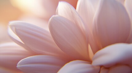 Poster - Soft Pink Flower Petals Closeup