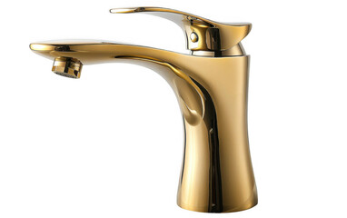 Golden Faucet with Single Handle