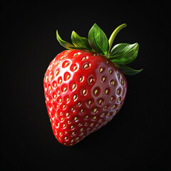 Canvas Print - Single Strawberry.