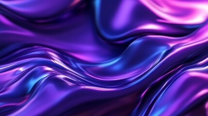 Abstract purple and blue silk fabric texture