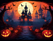 © Galeno - halloween festival illustration background