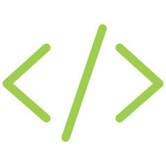 Coding, development, html icon