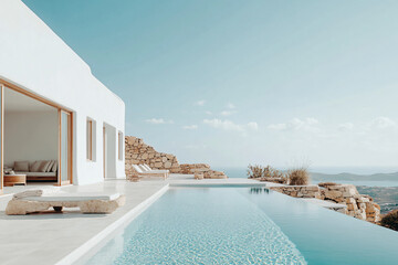 Sticker - Modern Pool Villa.