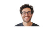 © Dejan - Portrait of smiling man wearing glasses, transparent background PNG