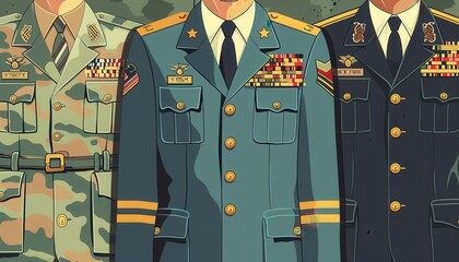 Veterans Day military uniform