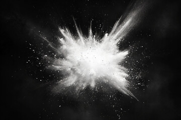 Wall Mural - White Powder Explosion.