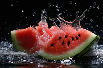 Wall Mural - Watermelon Splash.