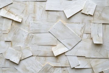 Abstract background of white plywood texture created with generative AI