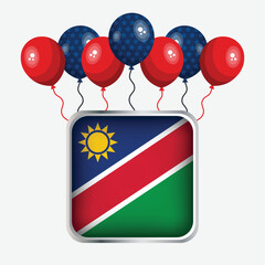 Wall Mural - Namibia Flag Independence Day Celebration