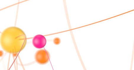 Leinwandbilder - Abstract network of physical devices on the Internet using a network connection