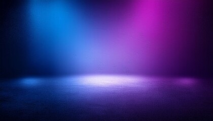 Wall Mural - dark blue purple template empty space grainy noise grungy texture color gradient rough abstract background shine bright light and glow