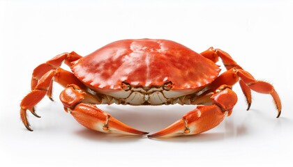 Wall Mural - dungeness crab isolated on white background