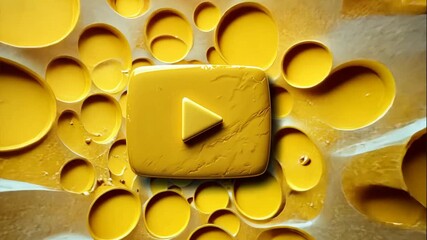 Wall Mural - play button start video introduction