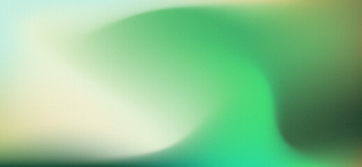 abstract green grainy gradient color background, noise texture effect, illustration of green gradient background and wallpapers, posters, banners, flyers, and cards.