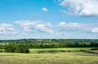 © ahavelaar - countryside landscape of pays d'argonne with village and trees under blue summer sky