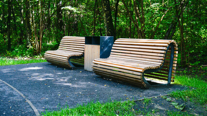 leisure park green grass nature landscape relaxation outdoor forest peaceful bench scenic