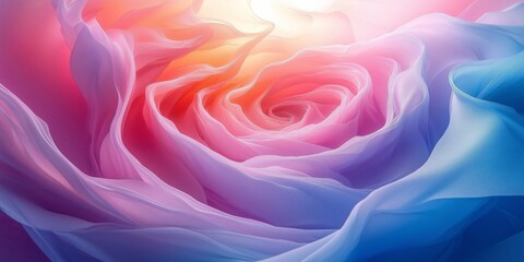 Poster - Pastel Whirlwind: Detailed 2:1 Vortex with Glossy Highlights, generative ai