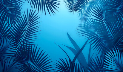 Poster - palm tree leaves