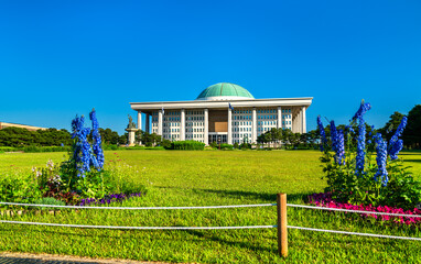 Canvas Print - Korea National Assembly Proceeding Hall in Seoul, South Korea