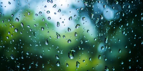 Wall Mural - rain photoshop overlays drops backdrops photo effect realistic rain raindrops