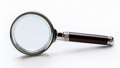 magnifying glass isolated on a white background